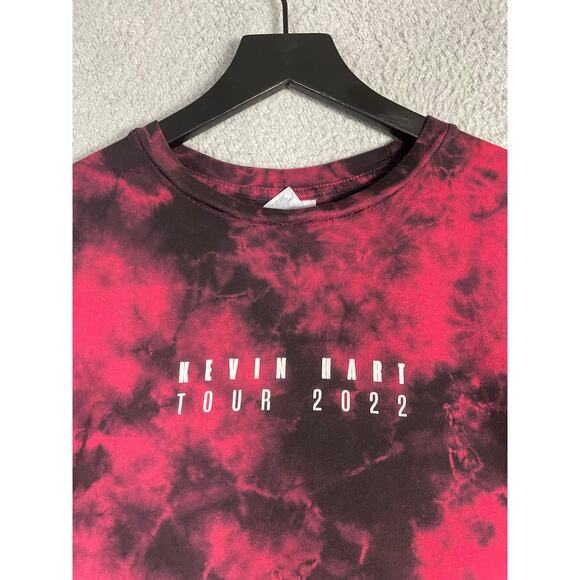 Kevin Hart Tour 2022 Comedic Rockstar Tie Dye T-Shirt Red Black Unisex‎ Size L - Picture 5 of 7